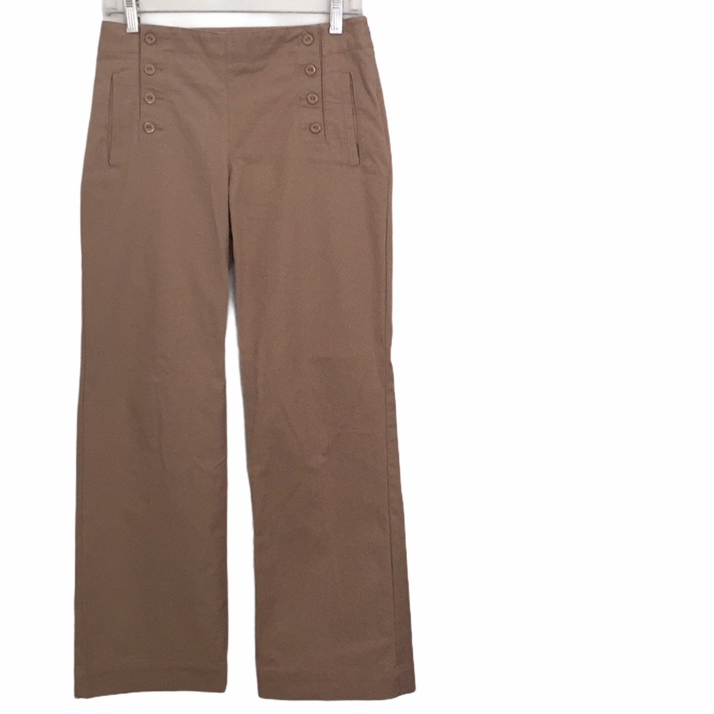 Talbots tan heritage sailor style cotton pants